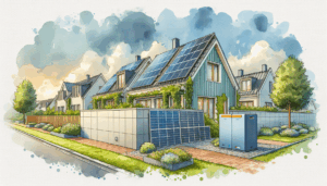 zonnepanelen met thuisbatterij hoek van holland