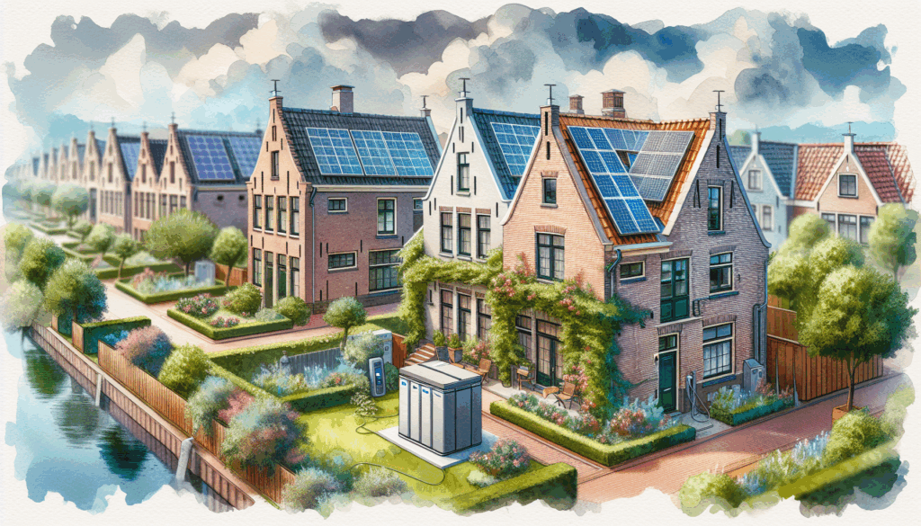 zonnepanelen met thuisbatterij delft